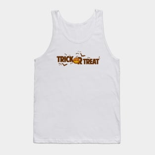 Trick Or Treat Pumpkin Design for tshirt Tank Top